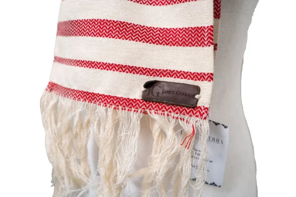 Bufanda Multicolor Naranja Rayas