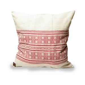 Funda Cojín 50x50 Gris con dorado con rombos